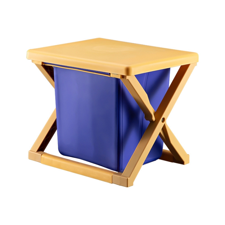 Multipurpose Portable Folding Toilet with Cover Outdoor Travel Emergency Toilet