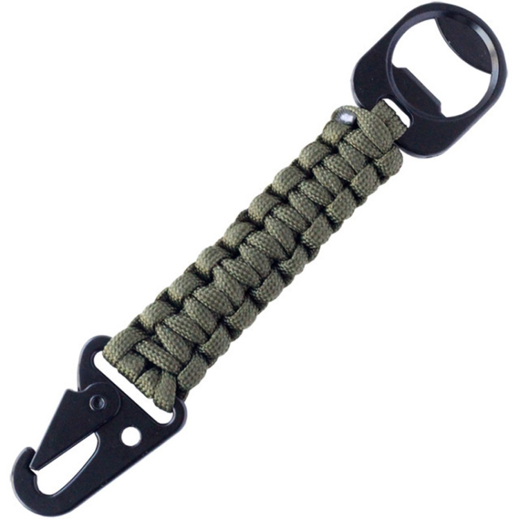 Outdoor Seven-Core Umbrella Rope Keychain Eagle Mouth Buckle Bottle Opener
