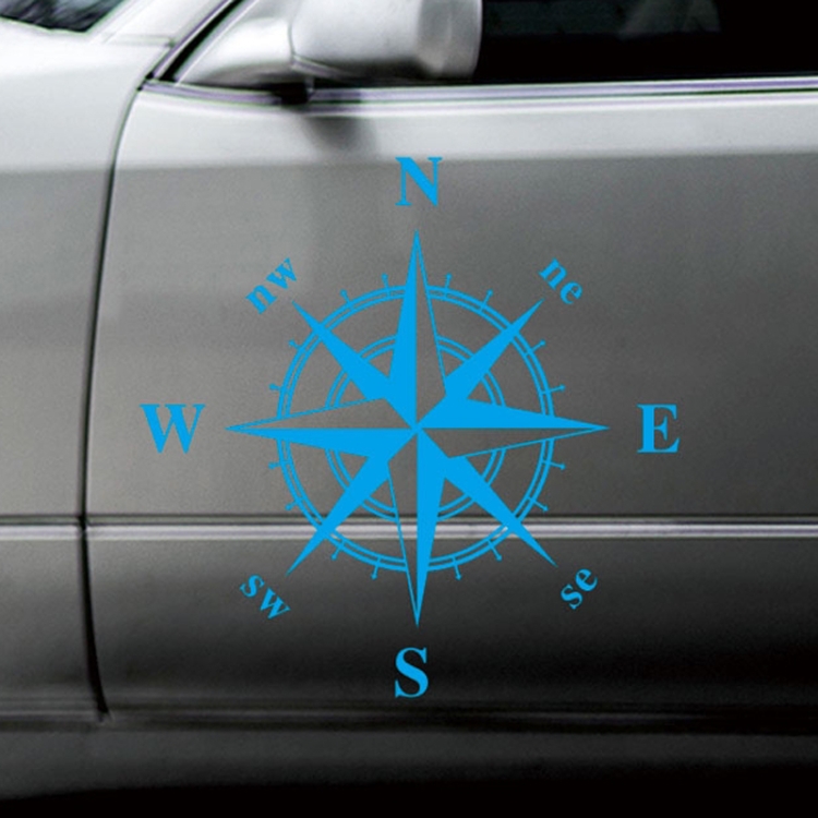 D-336 Car Compass Graphic Sticker Hood Car Body Universal Sticker