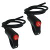 2PCS KG-037E Motorcycle Double Flash Warning Switch Retrofit Accessories