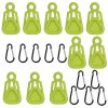 10 PCS Awning Banner Tarpaulin Plastic Clip Field Camping Mountaineering Tent Clip