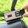 Digital Display Dual USB Universal Waterproof Motorcycle Mobile Phone Charger