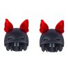 4PCS Motorcycle Plush Ear Helmet Decoration