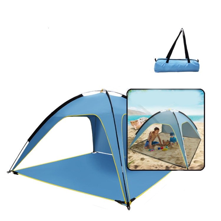 3 Sides Ventilated Spacious Outdoor Big Tent Sunscreen Rainproof Tent,Style: