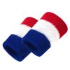 2PCS Basketball Badminton Tennis Running Fitness Towel Sweat-absorbent Sports Wrist