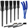 9 PCS / Set Car Interior Outlet Air Conditioning Brush Details Cleaning Brush