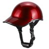 BSDDP A0344 Motorcycle Helmet Riding Cap Winter Half Helmet Adult Baseball Cap