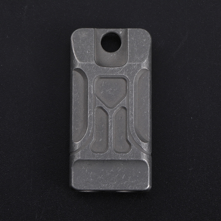 KS007A Titanium Alloy Whistle Dual Tube High Frequency Motion Survival Whistle