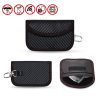 Carbon Fiber RFID Card Case Radiation-Proof Car Key Signal Shielding Bag