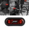 Motorbike Helmet Warning Light USB Rechargeable Waterproof Tail Light