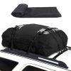 15 Cubic Foot Car Universal Rainproof Roof Luggage Outdoor Camper Roof Bag + Non-slip Mat