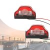 2pcs MK-198 3LED Van / Truck / Trailer White Light License Plate Lamp