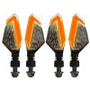 MK-236 4pcs 22LED Motorcycle V Line Two Color Turning Light Signal Angle Light