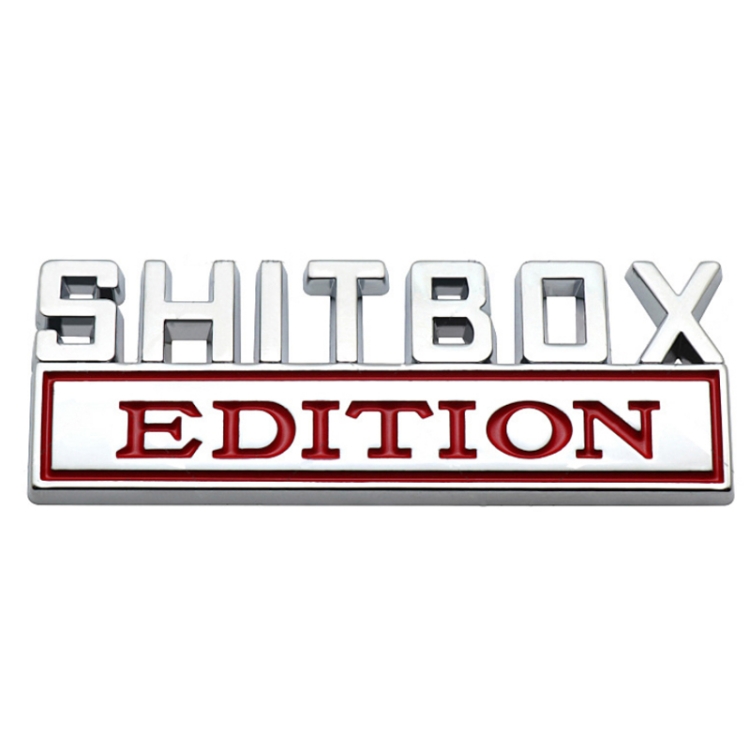 5pcs Car Body Rear Modification Badge Plate Label