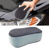 A01SP21 Ultra Fine Fiber Towel Cloth Sandwiches 8-shaped Multifunctional Car Washing Sponge Block