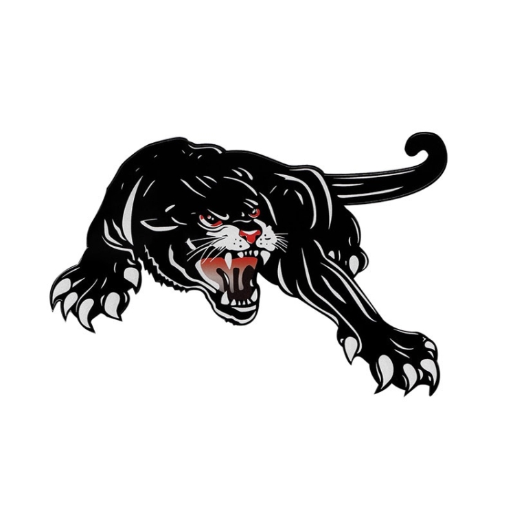 Colorful Black Panther Car Hood Door Reflective Sticker
