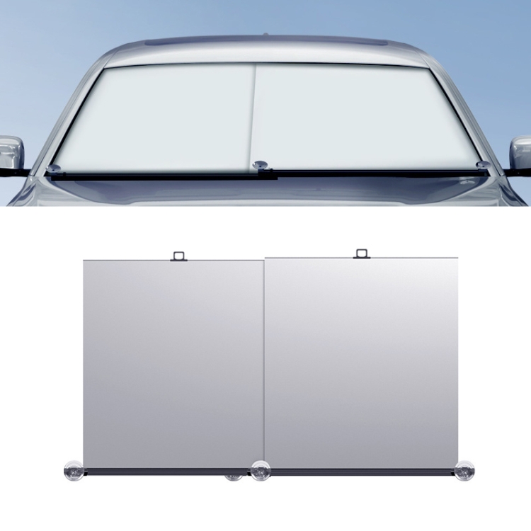 Car Front Windshield Retractable Sun Protection Sunshade Curtain