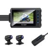 Built-in GPS Wireless WiFi Rainproof 1080P Double Recording Motorcycle Driving Recorder