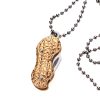 Peanut Shape Necklace Knife Carry Stainless Steel Folding Knife