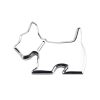 Cute Pet Dog Car Decal Puppy Metal Vehicle Emblem Decorative Stickers