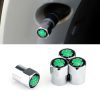 4pcs/set Guardian Clover Decorative Car Tire Valve Cap