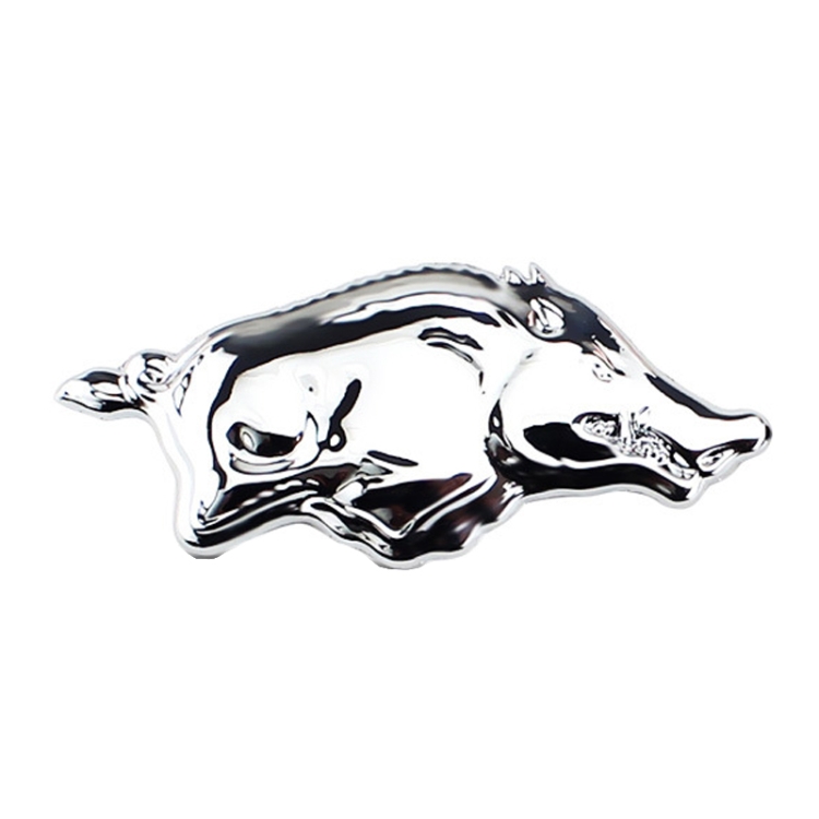 Wild Pig Metal Car Stickers Car Body Tail Marker Decorative Decals