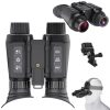 Adjustable Pupil Distance Headset Night Vision Device 3D HD Digital Binoculars Outdoor Infrared Night Vision Telescope
