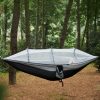 Outdoor Park Leisure Hammock Wild Camping Thickened Hammock With Mosquito Nets