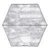 Outdoor Large Hexagonal Double Sided Aluminum Film Moisture Pad Waterproof Heat Insulation Camping Equipment Tent Picnic Pad