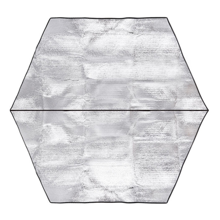Outdoor Large Hexagonal Double Sided Aluminum Film Moisture Pad Waterproof Heat Insulation Camping Equipment Tent Picnic Pad