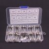 72pcs /Box 6x30mm Glass Fuse 0.5A-30A Insurance Pipe /