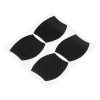 3 Sets Car Door Wrist Handle Protective Stickers Carbon Fiber Handle Protector