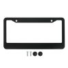 American Standard Aluminum Alloy License Plate Frame Including Accessories