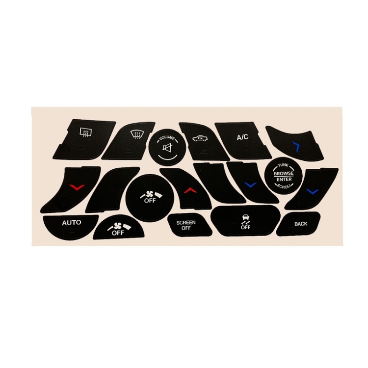 For Chrysler 200 2014-2017 Air Conditioning Button Repair Sticker