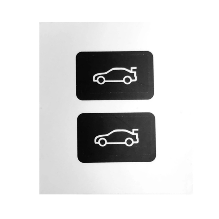 2pcs For BMW 3/5/7 Series Car Trunk Switch Repair Sticker