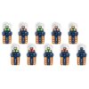 10pcs W5W Width Indicator Light Flashing LED Crystal License Plate Light