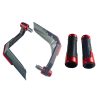 4 In 1 Motorcycle Modification Accessories Horn Windshield Windproof Protective Cover+Handlebar Plastic Throttle Grip Accessories