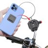 Bicycle Motorcycle Cell Phone Holder Rearview Mirror Handlebar Outdoor Riding Navigation Holder