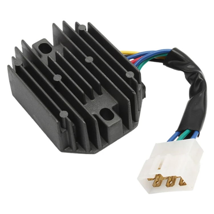 6 Pin Motorcycle Voltage Regulator Rectifier For RS5101 RS5155 15351-64600 15351-64601 M802471