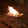 Outdoor Fire Burning Portable Solid Fuel Frame Folding Furnace Fire Rack Camping Tools