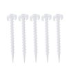 10 PCS/Set Luminous Camping Canopy Tent Ground Screw Pegs Horn Nails Outdoor Climbing Tent Plastic Nails Tent Accessories
