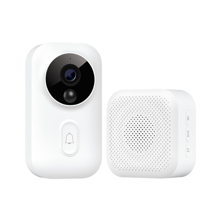 Original Xiaomi Mijia 1280x720P Smart Video Visual Doorbell with Doorbell Receiver, Support Infrared Night Vision & Change Voice Intercom & Real-time Video Viewing