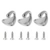 316 Stainless Steel Yacht Fender Hook Coat Hook with 2 x 2.9x13 Screws