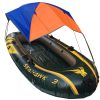 68347 Folding Awning Canoe Rubber Inflatable Boat Parasol Tent for 2 Person,Boat is not Included