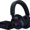 Razer Kraken V4 Pro Wireless Gaming Headset: OLED Control Hub - HD Haptics - 2.4GHz Wireless - Bluetooth - USB - 3.5 mm - Super Wideband Mic - For PC, Mac, PS5, Nintendo Switch, Steam Deck, Smartphone