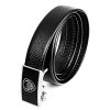 Men Casual Cow Leather Belt Waistband with Buckle Head, Length: 115cm