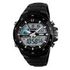 SKMEI 1016 Multifunctional Men Outdoor Sports Noctilucent Waterproof Double Digital Watch