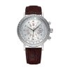 406 YAZOLE Men Fashion Business Leather Band Quartz Wrist Watch(Brown + White)