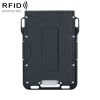 Outdoor Multi-function RFID Aluminum Alloy Ultra-thousand Black Tool Card Case