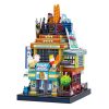 3D Metal Assembled Model Creative DIY Handmade Art House, Style: Milk Tea Shop